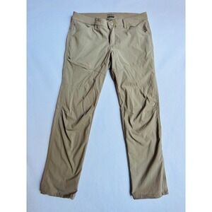 Merrell Womens Sz 10 Light Hiking Trail Pant Nylon Tan‎ Khaki EUC